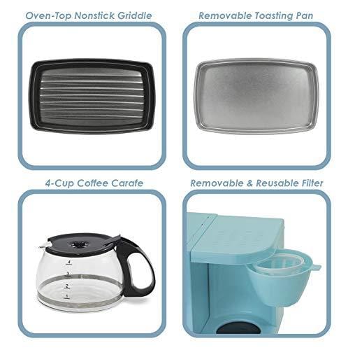 Maxi-Matic EBK-300BL Elite Platinum 5.5 quart Electric Digital Air Fryer Cooker, X-Large, Blue XL