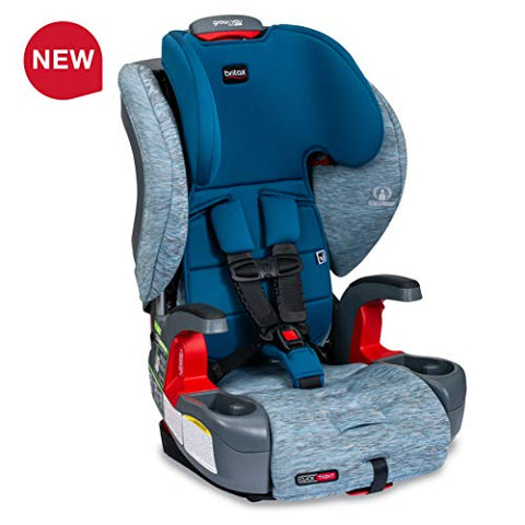 Britax USA Grow with You ClickTight Harness-2-Booster Car Seat - 2 Layer Impact Protection - 25 to 120 Pounds, Seaglass  [Newer Version of Frontier]
