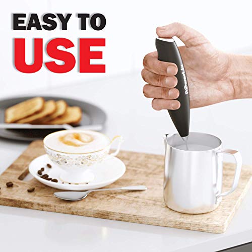 Powerlix PowerLix Milk Frother Handheld Battery Operated Electric Foam Maker Fo ...