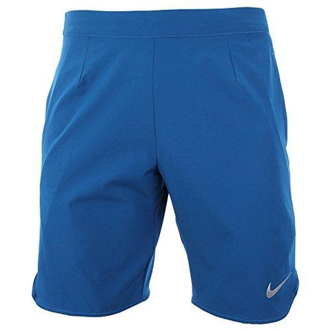 Nike Mens Gladiator 9" Tennis Short Blue Jay/White/White SM x 9'