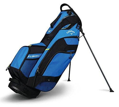 Callaway Golf 2018 Fusion Stand Bag, Blue/ Black/ Neon Yellow