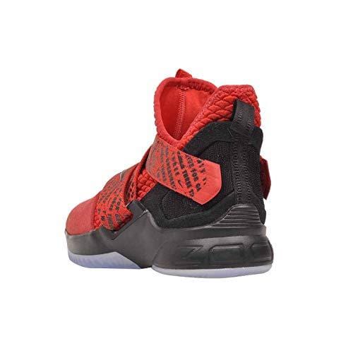 Nike Kids' Grade School Lebron Soldier XII Basketball Shoes (7, Red/Black)