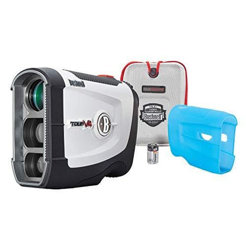 Bushnell Tour V4 Patriot Pack Golf Laser Rangefinder (Renewed)