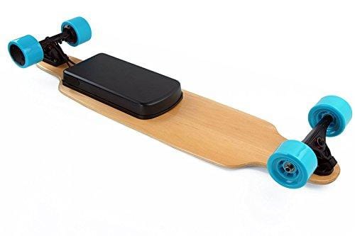SKATEBOLT Electric Skateboard Longboard S3 New Breeze, Replaceable Wheel, 14 Miles Max Range, 19 MPH Top Speed, Dual Motor 500W, 8 Layers Maple