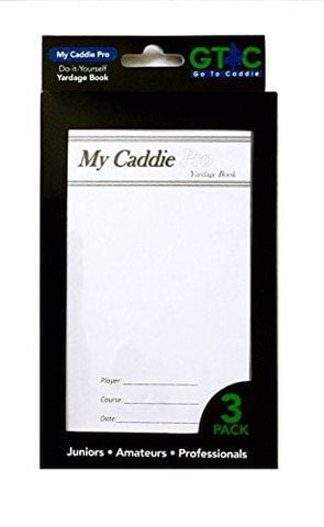 Golf Yardage Book -My Caddie Pro 3 Pack