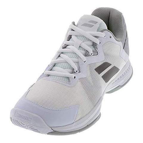 Babolat Women`s SFX 3 All Court Tennis Shoes White and Silver (9.5 - TennisExpress)