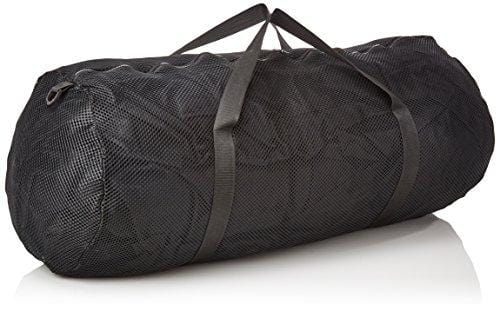 Champion Sports Mesh Duffel Bag MD45 15" x 36" - Black