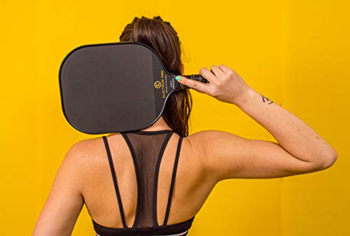 Electrum Pickleball Electrum Pro Paddle USAPA Approved | Carbon Fiber Surface | Polypropylene Honeycomb Core | Best Paddle for Spin and Power | Lightweight