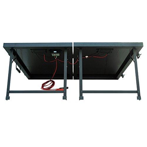 ECO-WORTHY 120 Watt 12Volt Off Grid Monocrystalline Portable Foldable Solar Panel Suitcase with Charge Controller