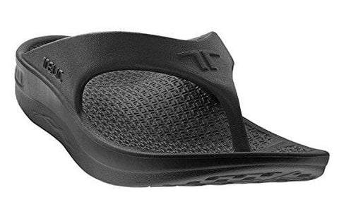 Telic Flip Flop Unisex EVA Sandals, Midnight Black M, Size - Mens-8 - Womens-9