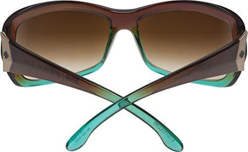 Spy Optic Farrah Flat Sunglasses,Mint Chip Fade/Happy Bronze Polar,62 mm