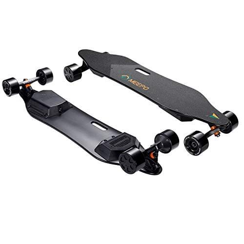 MEEPO Electric Skateboard & Longboard, 38inch Dual Motor Electric Skateboard with Remote Controller - 800 Watts Motors | 11 Mile Range | 29 MPH Speed | Up to 30% Grade Hill Climbing (Large)