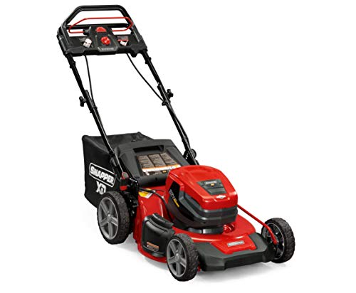Snapper XD 82V MAX Step Sense Cordless Electric 21-Inch Lawn Mower Kit with (2) 2.0 Batteries and (1) Rapid Charger