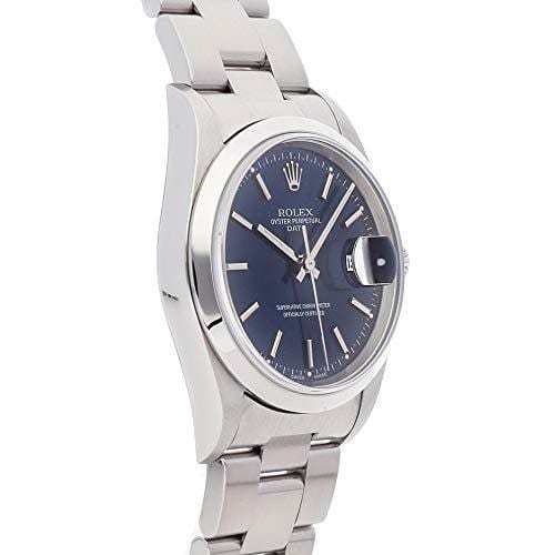 Rolex Oyster Perpetual Mechanical (Automatic) Blue Dial Mens Watch 15200 (Certified Pre-Owned)