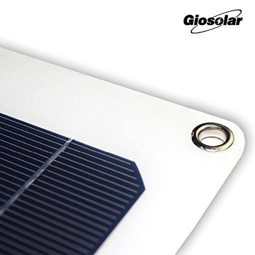 Giosolar 200 Watt 12 Volt Solar Marine Kit Monocrystalline Panel with 20A LED Charge Controller for RV Solar Charging Off-Grid System