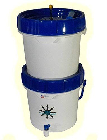 SHTFandGO Gravity Well Ultra Water Filter Purifier 9000+ Gallons with 3 Black Candle Filters