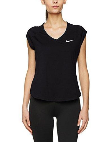 Nike Pure Court Tennis Top Womens Black Large