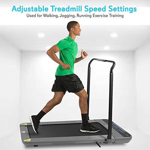 SereneLife SLFTRD70 Folding Digital Portable Electric Treadmill â€“ Large Running Surface - Compact Slim Fitness Training Cardio Equipment for Home Workouts