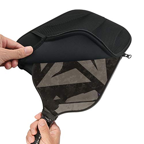 Cosmos Pack of 2 Neoprene Pickleball Paddle Cover Pickleball Racket Sleeve (Black Color)