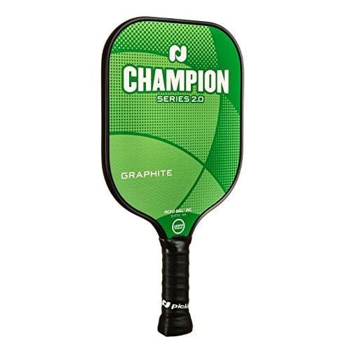 Pickleball, Inc. Champion Graphite Paddle 2-Paddle Bundle (2 Champion Graphite Paddles, 1 Pickleball Duffle, 3 Indoor Jugs pickleballs, 3 Outdoor Dura Pickleballs) (Blue/Green) || Great Gift idea [product _type] Pickle-Ball - Ultra Pickleball - The Pickleball Paddle MegaStore