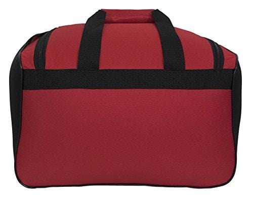 adidas Diablo Small Duffel Bag, Scarlet/Black/White, 11 x 18.5 x 10-Inch