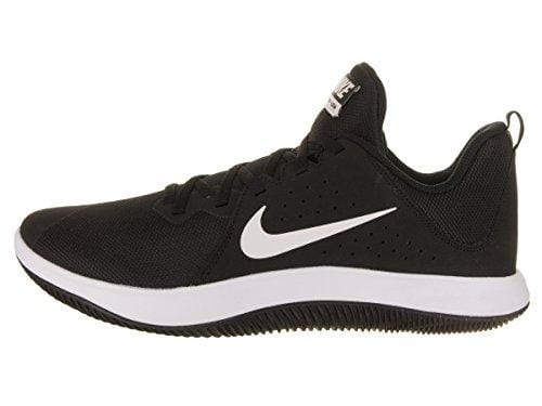 Nike Men's Fly.by Low Basketball Shoe, Black/White, 10.5