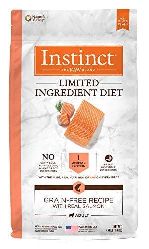 Instinct Limited Ingredient Diet Grain Free Recipe with Real Salmon Natural Dry Dog Food by Nature's Variety, 20 lb. Bag