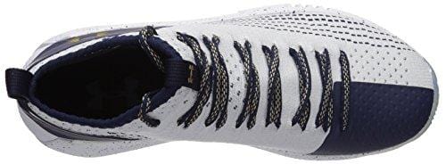 Under Armour Men's Heat Seeker Basketball Shoe, White (104)/Midnight Navy, 11