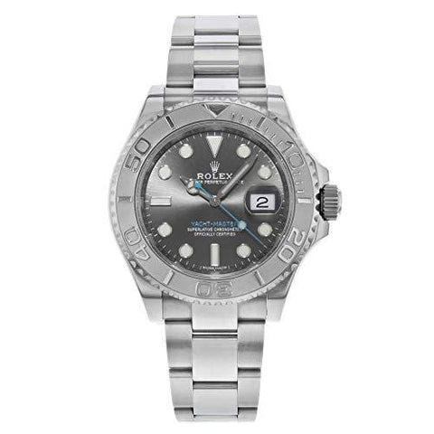 Rolex Yacht-Master 40 Dark Platinum Dial Steel Oyster Mens Watch 116622DPLSO