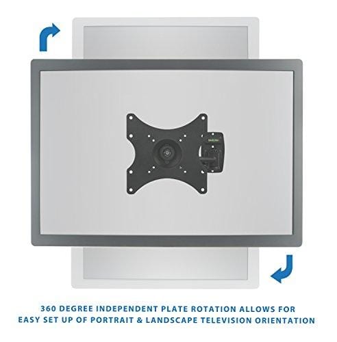Mount-It! LCD TV Wall Mount Bracket with Full Motion Swing Out Tilt and Swivel Articulating Arm for 13-42" Flat Screen Displays with VESA 75 to 200, 44lb Weight Capacity with 18" Extension
