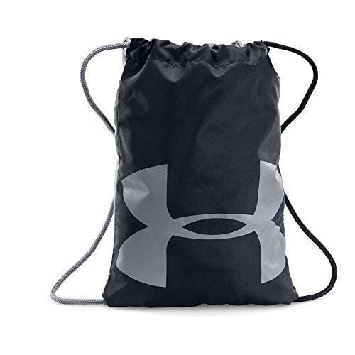 Under Armour Ozsee Sackpack, Black/Steel, One Size