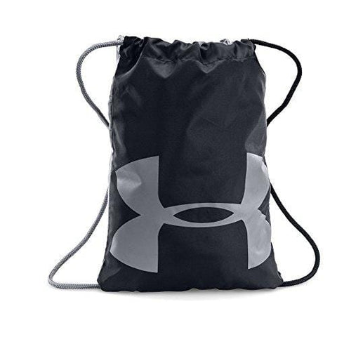 Under Armour Ozsee Sackpack, Black/Steel, One Size