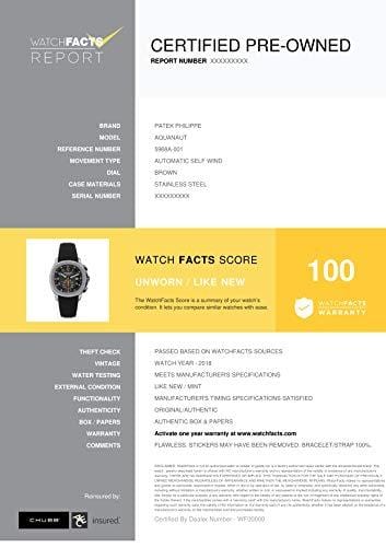 Patek Philippe Aquanaut Automatic-self-Wind Male Watch 5968A-001 (Certified Pre-Owned)