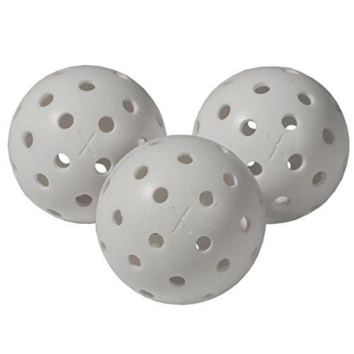 Franklin Sports X-40 Pickleballs - Outdoor Pickleballs - 3 Pack - USAPA Approved - White