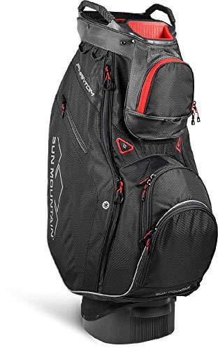Sun Mountain 2019 Phantom Cart Bag - Steel-Gunmetal-Red