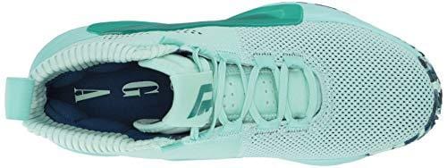 adidas Men's Dame 5, Clear Mint Marine/Legend Ink, 7 M US