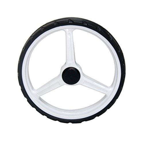 Cube CART 3 Wheel Push Pull Golf CART - Two Step Open/Close - Smallest Folding Lightweight Golf CART in The World - Choose Color! (White/White)