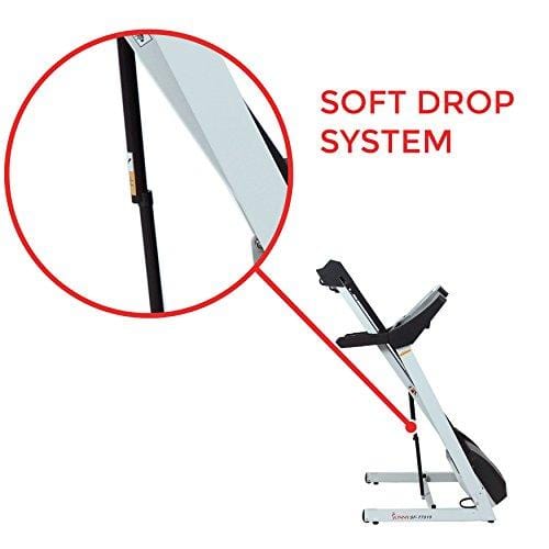 Sunny Health & Fitness SF-T7515 Smart Treadmill with Auto Incline, Sound System, Bluetooth and Phone Function