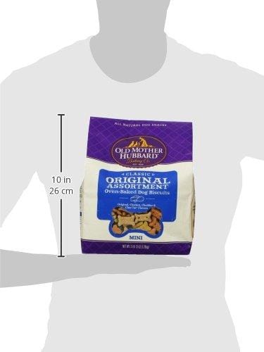Old Mother Hubbard Classic Crunchy Natural Dog Treats, Original Assortment Mini Biscuits, 3.8 (3 Lb 13Oz)-Pound Bag