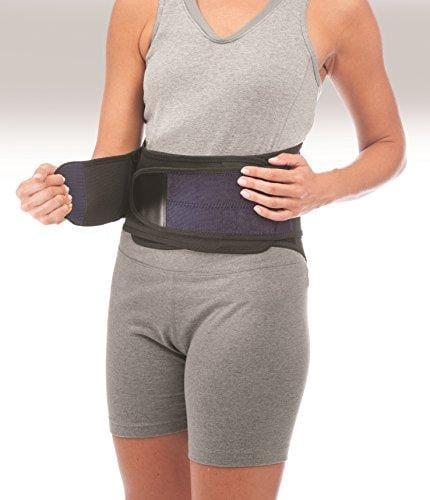Mueller 255 Lumbar Support Back Brace with Removable Pad, Black, Regular(Package May Vary)