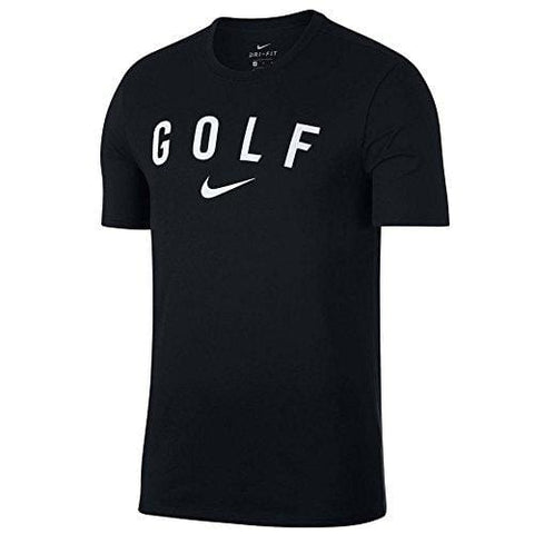 Nike Dry SS Graphics Tee Golf T-Shirt 2018 Black/White Large
