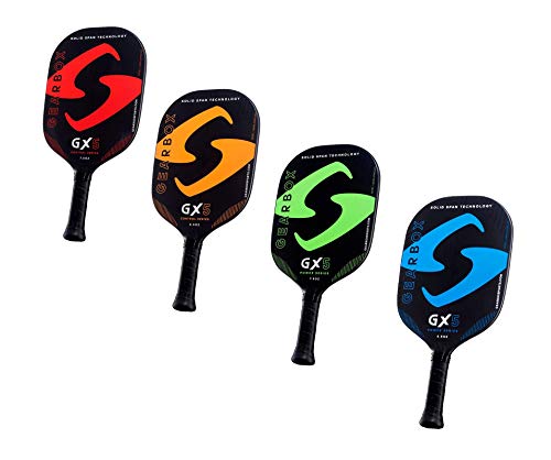 Gearbox GX5 Control 8.5oz 3-5/8in Carbon Fiber Orange Pickleball Paddle