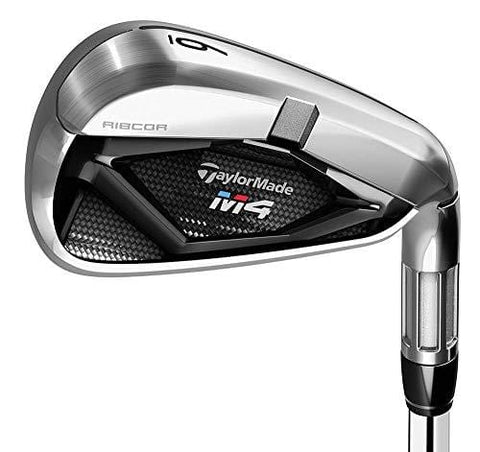 TaylorMade M4 Irons Set (Set of 7 total clubs: 4-PW, Steel Shaft, Right Hand, Stiff Flex)