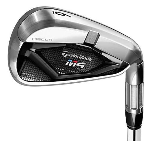 TaylorMade M4 Irons Set (Set of 7 total clubs: 4-PW, Steel Shaft, Right Hand, Stiff Flex)