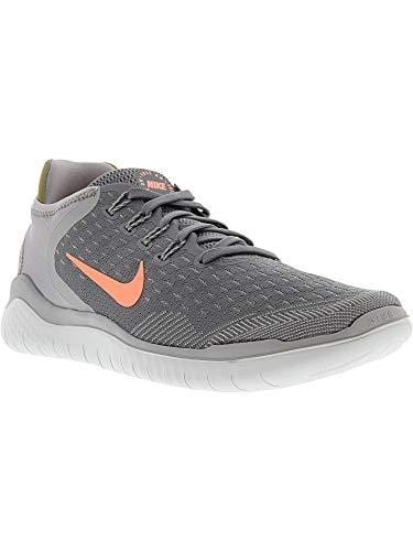 Nike Women's Free RN 2018 Running Shoe (7.5 B(M) US, Gunsmoke/Crimson Pulse/Atmosphere Grey)