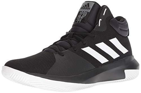 adidas Men's Pro Elevate 2018 Basketball Shoe, White/Black, 10.5 M US