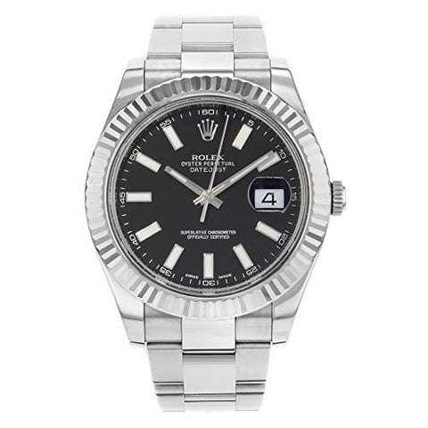 Rolex Datejust II 41 116334 Black Dial Men's Luxury Watch