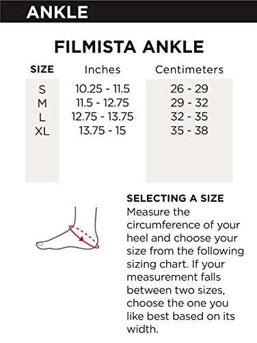 Zamst Filmista Ankle Brace Support Wrap, Left, Large