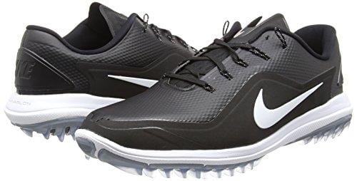 Nike Men's Lunar Control Vapor 2 Golf Shoes, Black/White/Cool Gray, 9.5 M US