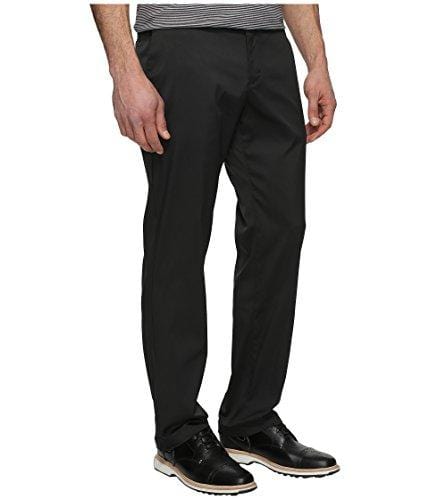 NIKE Men's Flat Front Golf Pants, Black/Black, Size 38/30